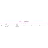 Drsna vrata s kompletom vodil 90x210 cm trdna borovina, (20804595) | Shoptok.si