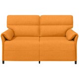 SOFA 100% poliester metalna konstrukcija MDF Šperploča - Tamnožuta 2-sjedalo (140 cm) | shoptok.hr