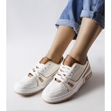 Gemre White sneakers with beige inserts Willson | shoptok.hr