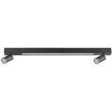  LED plafonsko svetlo PARIS LED/24W/230V + 2xGU10/10W crno | Eponuda.com