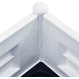  Povišena vrtna gredica PP bijela 100 x 43 x 35 cm | shoptok.hr