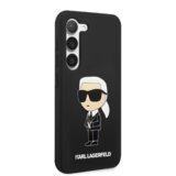 Karl Lagerfeld Originalen ovitek KLHCS23SSNIKBCK za Samsung Galaxy S23 5G črn silikonska zaščita - IML NFT Karls Full Body | Shoptok.si