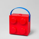 Lego kutija za užinu sa ručkom: crvena | ePonuda.com