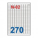 NANO Etikete za laserske i ink-jet pisače , N-02, 17,8x10 mm, 100/1 | shoptok.hr