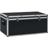  Kutije za pohranu 3 kom crne aluminijske | shoptok.hr