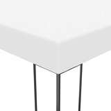  Vrtni šator s LED svjetlosnim trakama 3 x 3 m bijeli | shoptok.hr