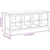  Stalak za cipele 114 x 37 x 45 cm od masivne hrastovine | Eponuda.com