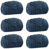  Pokrivači za bacanje 6 pcs Mornarsko plava 240 x 220 cm Runo | shoptok.hr