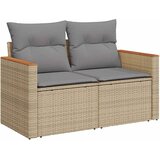  8-dijelni set vrtnih sofa od poliratana s jastucima bež bagrem | shoptok.hr