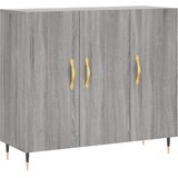  Komoda boja hrasta sonome 90 x 34 x 80 cm konstruirano drvo | shoptok.hr