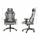 RED_FIGHTER Gaming stol C3, siv | Shoptok.si