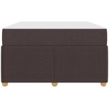  Krevetna konstrukcija Tamno smeđa 120 x 190 cm tkanina | shoptok.hr