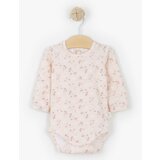 Just kiddin baby bodi z dolgimi rokavi blossom pink Cene