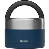 Qwetch Termo lunchbox posoda z ročajem 650 ml - mat polnočno modra | Shoptok.si