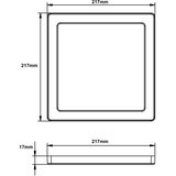 Globo 12380-18B - led stropna svetiljka lasse LED/18W/230V 3000/4000/6500K crna | Eponuda.com