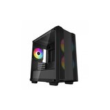 DeepCool Ohišje iz kaljenega stekla Micro-Atx Cc360 Argb Mid Tower Matx črno, (21408051) Cene