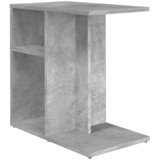  Bočni stolić boja betona 50 x 30 x 50 cm od konstruiranog drva | shoptok.hr