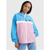 Tommy Hilfiger Blue-Pink Women's Lightweight Jacket with Hood Tommy Jeans - Women | Shoptok.si
