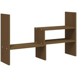  Stalak za monitor smeđi (39 - 72) x 17 x 43 cm masivna borovina | shoptok.hr