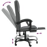  Uredski naslonjač od tkanine tamnosivi | shoptok.hr