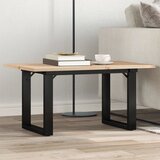  Stolić za kavu O-oblika 80x50x40 cm borovina i čelik | shoptok.hr