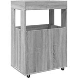 vidaXL Barski voziček siva sonoma 60x39,5x89 cm inženirski les | Shoptok.si