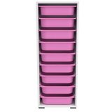 Hanah home višenamenska polica zola 9N white pink | ePonuda.com