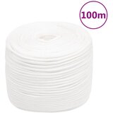 vidaXL Vrv za čoln popolnoma bela 10 mm 100 m polipropilen Cene