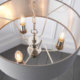  Endon 94377 - Luster na lancu HIGHCLERE 3xE14/40W/230V siv/sjajni hrom | Eponuda.com