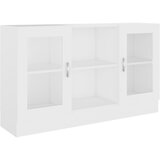  Vitrina bijela 120 x 30,5 x 70 cm konstruirano drvo | shoptok.hr