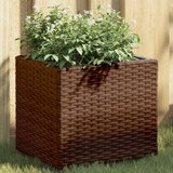  Vrtna sadilica smeđa 36 x 30 x 32 cm od poliratana | shoptok.hr