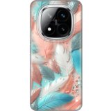 Torbica Silikonska Print za Xiaomi Redmi Note 14 Pro Plus (EU) Pastel Feathers