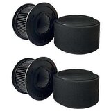 INORCO Komplet 4 notranjih in zunanjih filtrov, združljivih z dodatkom za sesalnik Bissell 2037913-32r9 Power Compatiblece in Helix Turbo, (21848661) Cene