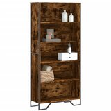 vidaXL Ormarić za knjige boja dimljenog hrasta 80x31x169 cm drveni Cijene