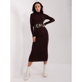 Your Red Lips Dress-EM-SK-778.65-dark brown Cene