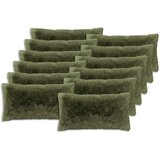  Presvlaka za jastuk 12 pcs HEERLEN Zelena 40 x 80 cm PV flis | shoptok.hr
