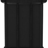 vidaXL Police za izlaganje s 12 kocki od tkanine 103x30x141 cm crne | shoptok.hr