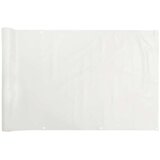 Balkonski zaslon za privatnost bijeli 700 x 120 cm PVC | Eponuda.ba