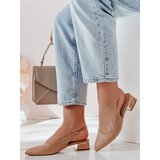 DStreet Czółenka na płaskim obcasie SLIMGIM khaki | shoptok.hr