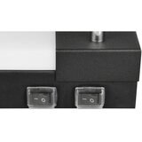  mat črna led stenska svetilka enrico – | Shoptok.si