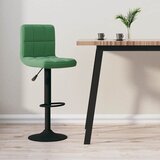  Barski stolac tamnozeleni baršunasti | shoptok.hr