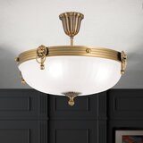 Orion DL 7-523/43 - Plafonski luster ROCCA 4xE27/60W/230V prečnika 43 cm bronza/bela | Eponuda.com