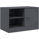Maison Chic TV omarica - TV stojalo - Televizijska omarica antracitna 67x39x44 cm jeklo, (21699672) Cene