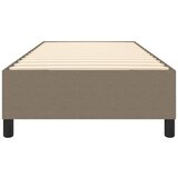  Okvir za krevet s oprugom smeđesivi 100 x 200 cm od tkanine | shoptok.hr