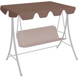  Zamjenski krov za vrtnu ljuljačku smeđi 150/130 x 105/70 cm | shoptok.hr
