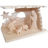  Drvene ručno rezbarene jaslice 25x15x15 cm | shoptok.hr