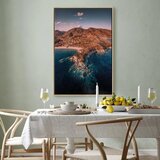  Slika - Cliff in Kalamitsi (1 Part) Vertical 40x60 U prirodnom drvenom okviru | shoptok.hr