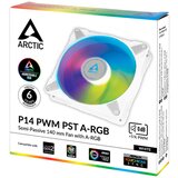 Arctic Fan P14 PWM PST A-RGBwhite, pressure-optimisedsemi-passive | Eponuda.ba
