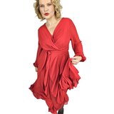 Pri Elegant dress flared hem with ruffles ADELE | shoptok.hr