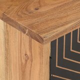 TV ormarić 115 x 30 x 39 cm od masivnog bagremovog drva | shoptok.hr